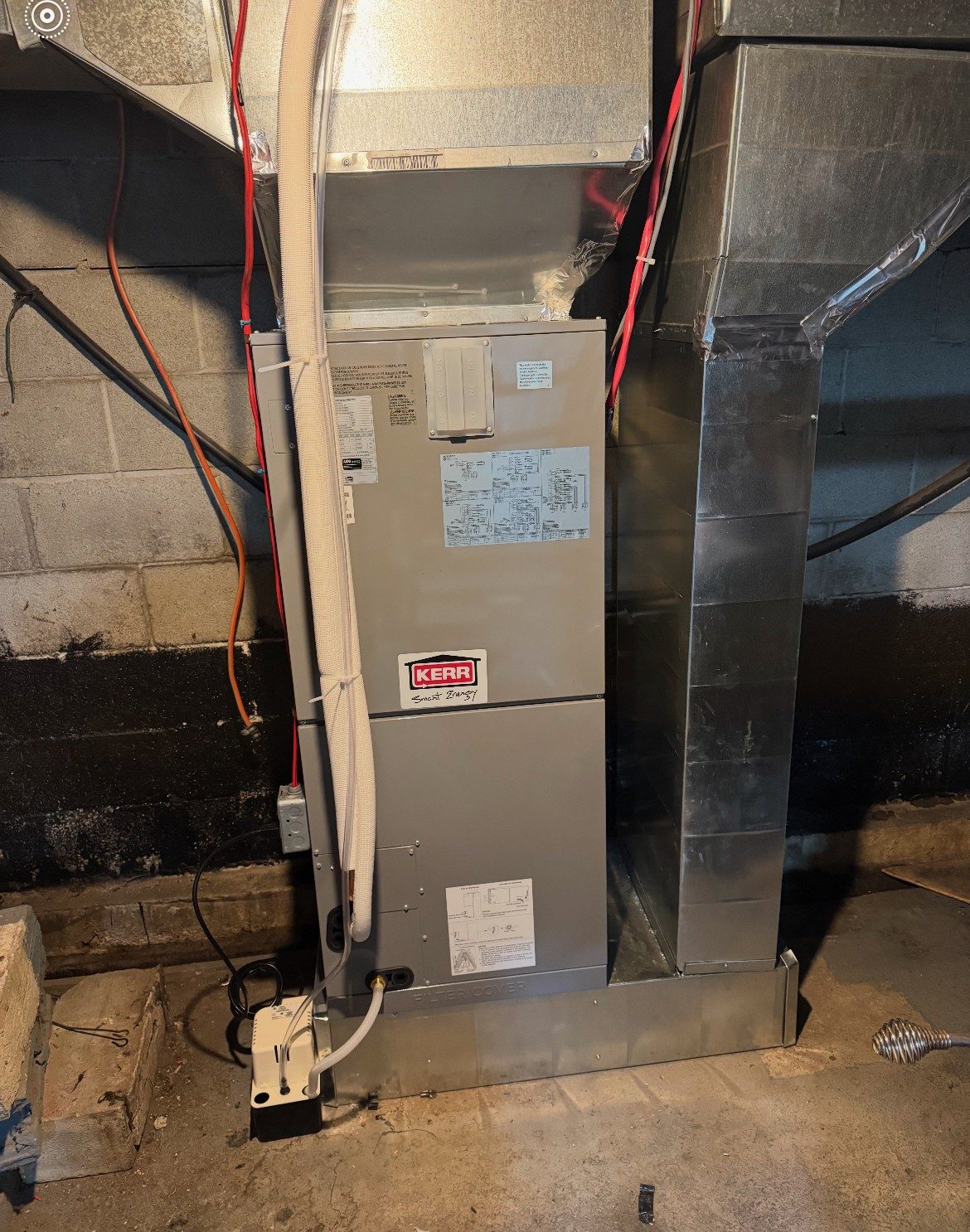 Central Ducted Heat Pump Installation